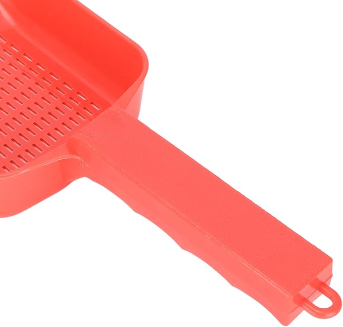 Drfeify Gravel Sand Shovel Efficient Sand Removal for Aquarium Fish Tank Cleaning Tool Lightweight Red