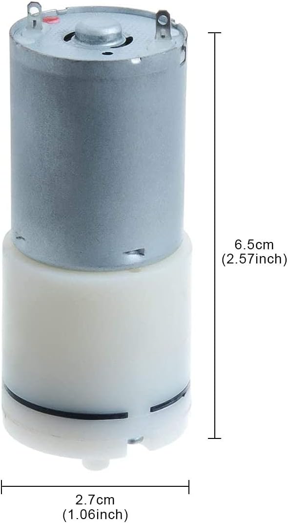 Saim DC 12V Mini Air Pump Motor for Aquarium Tank Oxygen Circulate 2 Pcs