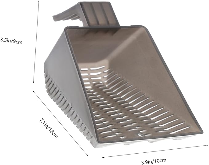 HANABASS Convenient Multi-Function Plastic Sand Shovel for Aquarium Cleaning Ergonomic Design for Tank Maintenance for Substrate and Sediment Removal