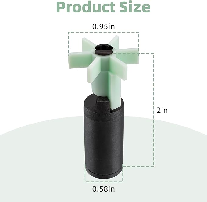 A638 Aquarium Magnetic Impeller Compatible with Aquaclear 110 Power Filter HGA620 Replacement Fish Aquarium Filter Part
