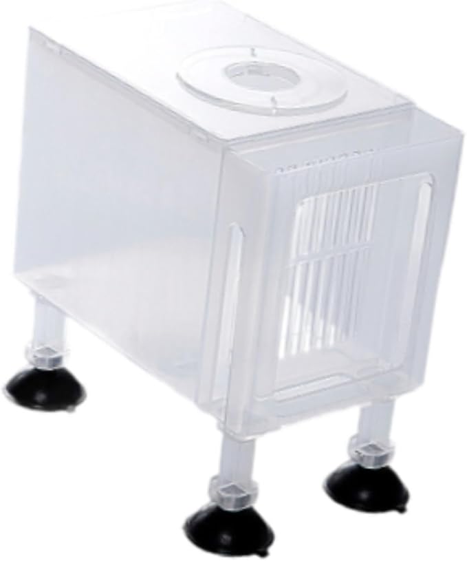 Aquarium Filter Box Protector Household Pump Case Universal Fountain Water Pump Case Sand Prevention Accessory Skimmer Box, Large White