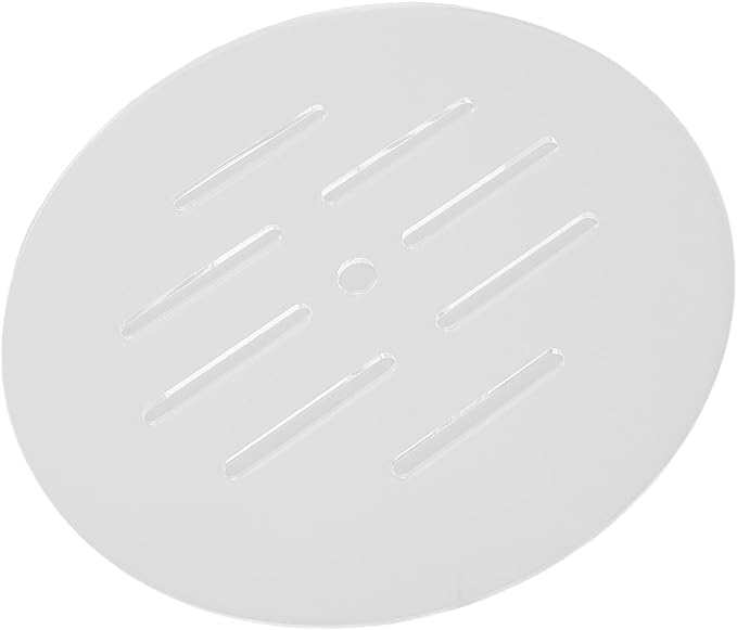 2PCS Round Aquarium Cover Lid, Clear Acrylic 7.5 Inch Aquarium Fish Tank Anti Jump Lid, Multi Hole Efficient Water Maintenance for Turtles Reptiles Shrimps Fish