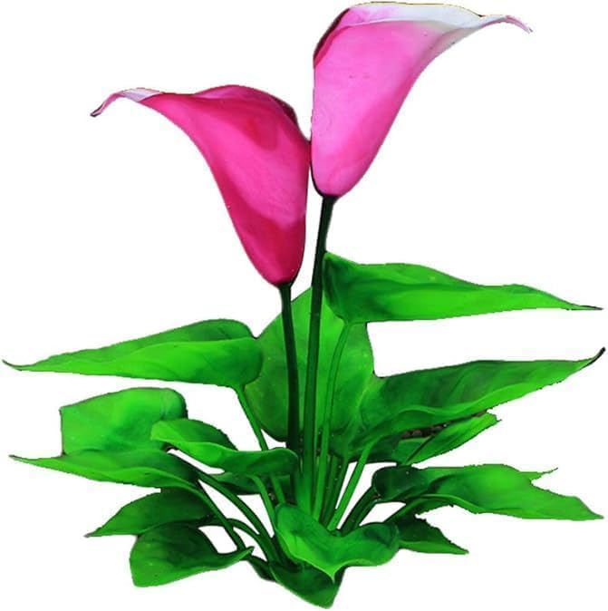 Artificial Aquarium Plants,Flower Aquarium Decoration Artificial Aquatic Plant Waterweed Craft Silk Plastic Plants,Artificial Fish Tank Decorations,Used for Household and Office Simulation Hydroponic
