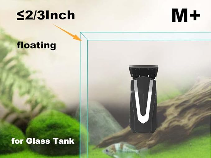 Carefree Fish Aquarium Starship Troopers Magnetic Cleaner Stainless Steel Blades 4Pcs for Size M and L