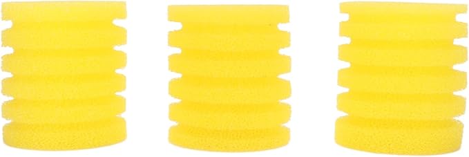 Fydun 3Pcs Fish Filter Foam Sponge, Aquarium Cylindrical Sponge,Fish Accessories Rolls for