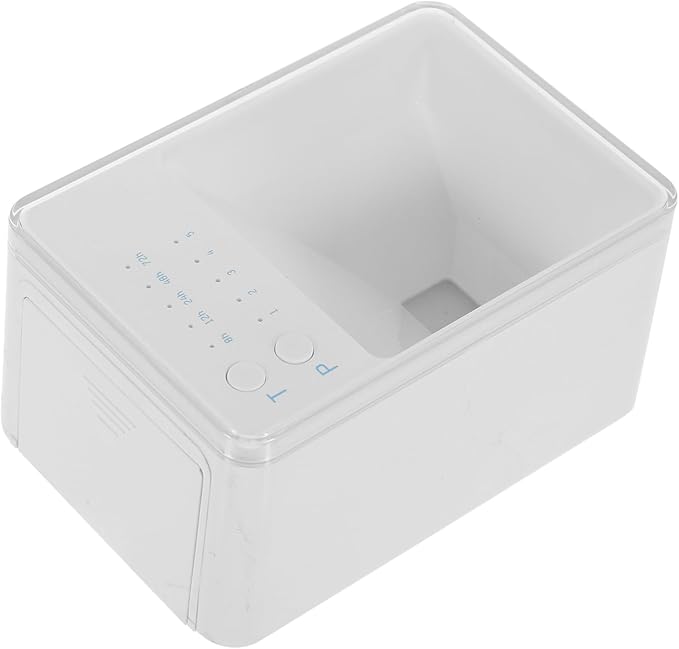POPETPOP 1set Automatic Fish Feeder for Small Aquariums Timer-Controlled Fish Food Dispenser Durable Material Prevents Food Clogging Easy Setup