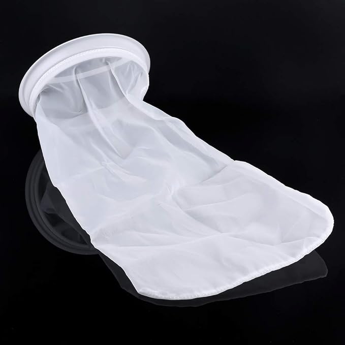 7 Inch Filter Socks Fine Mesh Aquarium Nylon Filter Bags 7 in by 17 in Long Fish for Filter Accessories