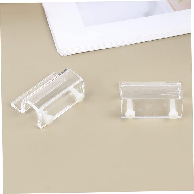 BESPORTBLE 8pcs Acrylic Fish Tank Support Bracket for Open Aquariums Holder for Pet Tanks Suitable for Thickness Heat Preservation