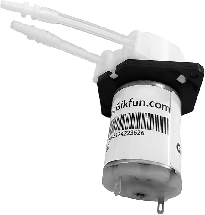 Gikfun 12V Peristaltic Liquid Pump Dosing Pump with Replacement for Aquarium Lab Analytical DIY EK1978 (1pcs)