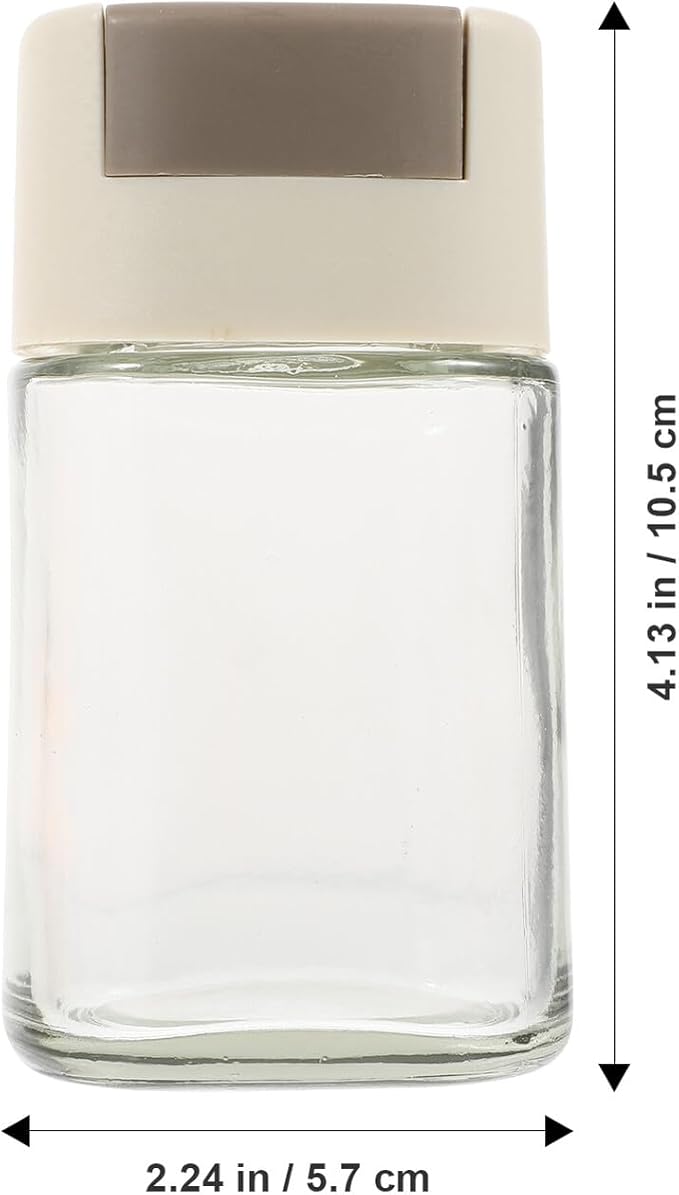HOMSFOU Aquarium Fish Feeding Bottle Fish Feeder Glass Food Dispenser with Moisture-Proof Storage Betta Turtle Feeding