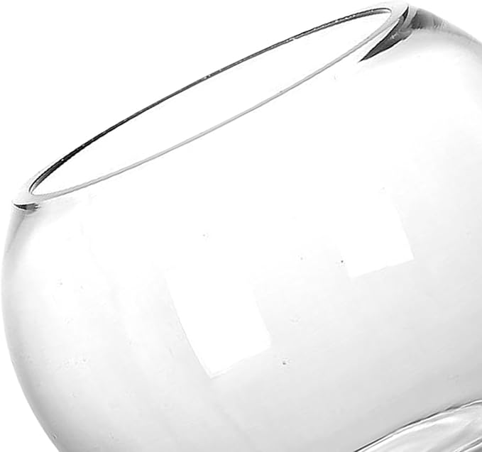 ERINGOGO Glass Vase Round Glass Fish Bowl, Clear Fish Tank Aquarium Bowl for Betta Goldfish Flower | Flower Vase Centerpiece Fish Bowl