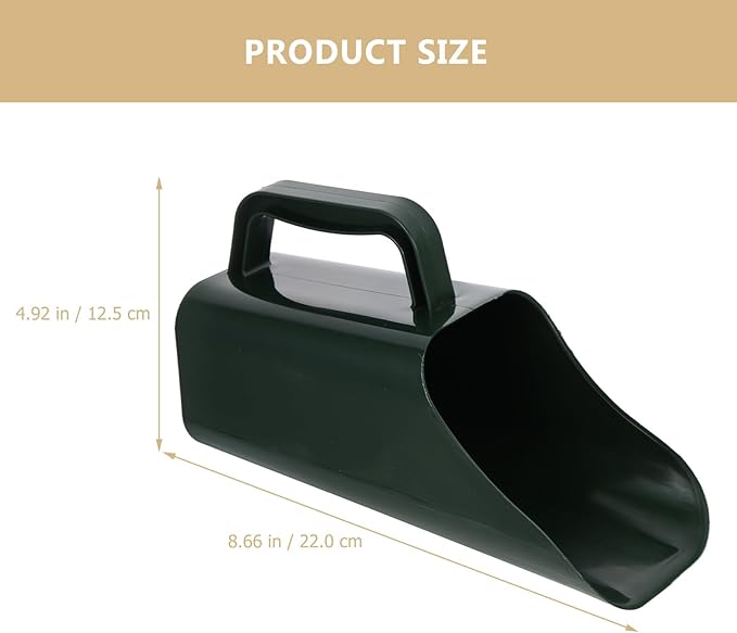 Aquarium Cleaning Shovel and Fish Tank Sediment Scooper, Plastic Gravel Sand Shovel with Water-Permeable Design for Aquarium Gravel and Aquatic Plant Substrate Maintenance
