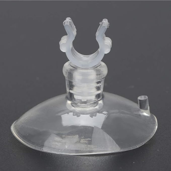 TOPINCN Aquarium CO2 Diffuser High Transparent Glass Aquarium Carbon Dioxide Diffuser Atomiser with U-Shape Tube for Fish Plants Water Grass