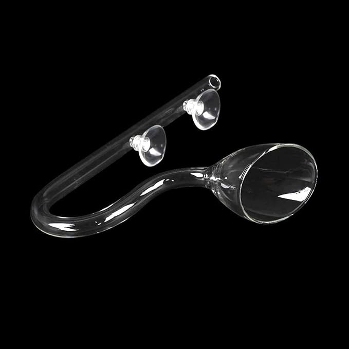 FZONE 13mm Aquarium Glass Lily Pipe Kits with Lily Inflow Lily Outflow and Brush for 3/4" ID (12/16mm) Tubing
