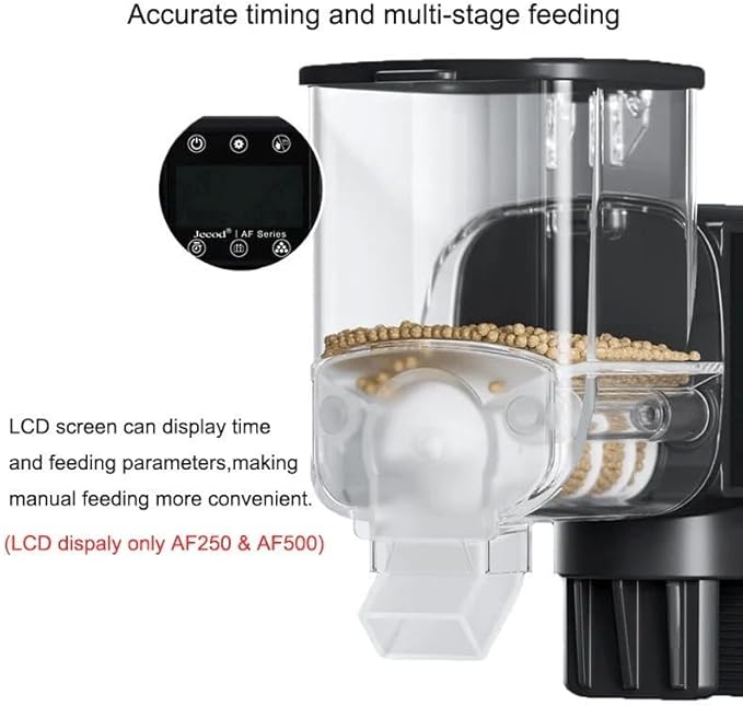 Jebao Automatic Fish Feeder for Aquarium, Battery-Operated (AF-500)