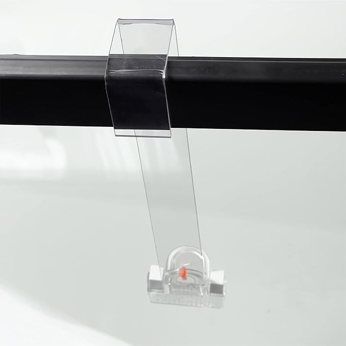 Aquacrylic Veggie Seaweed Feeding Clip Tool with Hanger to Feed Your Saltwater Fish Tank Nori and Other Algae includes Aquarium Holder. (Medium 8.5 in)