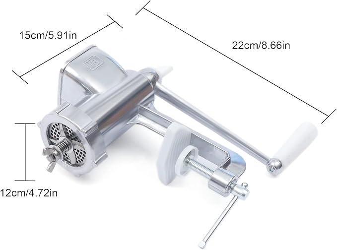 Manual Animal Feed Food Pellet Machine Fish Dog Cat Poultry Rabbit Pet Food Pellet Mell Making Machine Pet Bait Granulator Pelleter with 1.5mm/2mm/2.5mm/3mm/8mm Molds