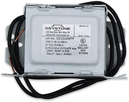 lumenivo Fluorescent Ballast for Solus IG13-20EL 120 V Aquarium Light Ballast - 1-Lamp - T8 F20T8-20W - 1 Pack