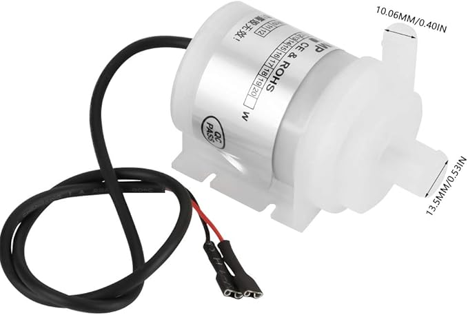 DC 24V 10W Mini Brushless Submersible Water Pumps, Food Grade Brushless Water Pump for Aquarium Fountain Medicals Instruments