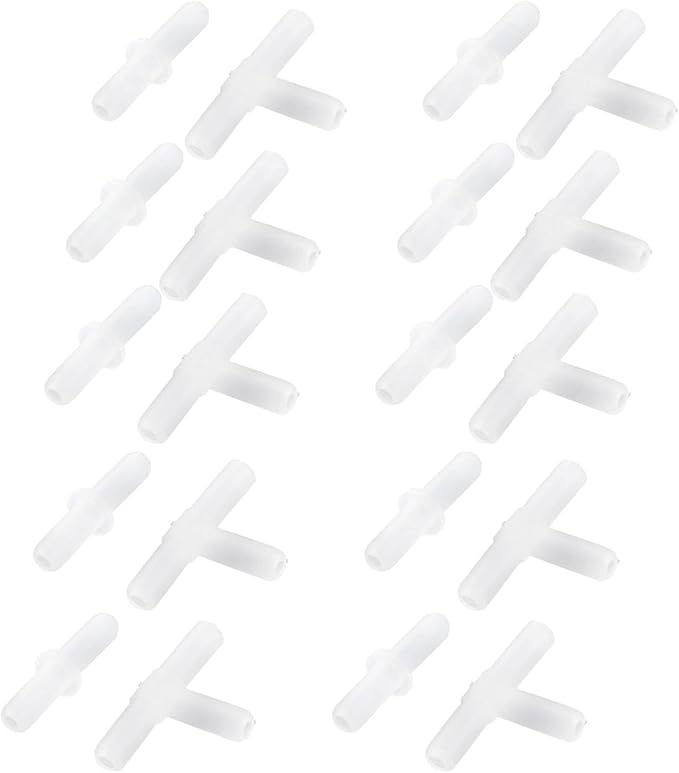 uxcell 10-Piece Straight Aquarium Airline Tube Filters Adapters