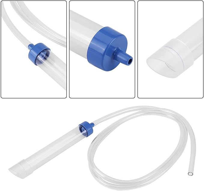 Ejoyous Aquarium Water Changer, Manual Water Changer Gravel Cleaner Siphon Tube Fish Cleaning Tool