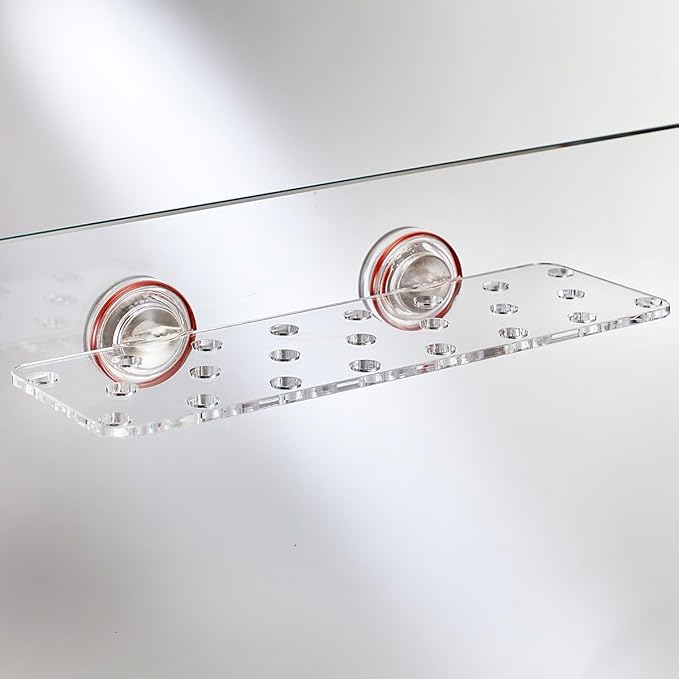 AquaReady Magnetic Coral Reef Frag Rack, Holds up to 23 Plugs, Slim Design, Strong Magnetic Design, Clear Acrylic
