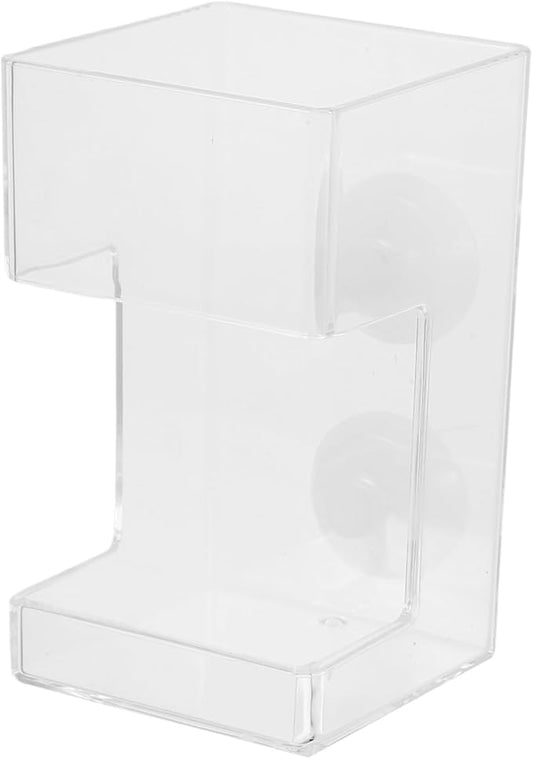 Kisangel Automatic Fish Feeder with Suction Cup Precision Controlled Aquarium Food Dispenser High Capacity Sinking Design for Clean Aquariums Compatible with Various Fish Tank