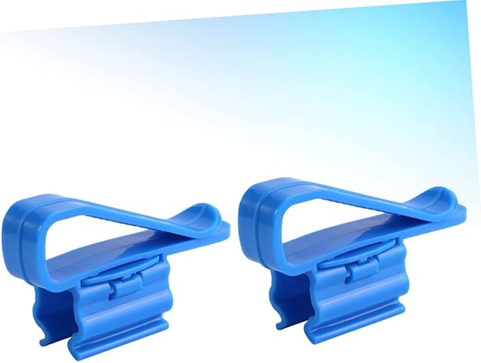 Mipcase 2pcs Plastic Fish Tank Aquarium Bucket Hose Holder Clip Bucket for Fish Tank Cleaning Aquarium Filtration Hose Clip Fish Tank Clean Pump Fixing Clamp Aquarium Filtration Hose Clamp