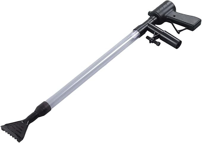 Asixxsix Aquarium Gravel Cleaner, Semi Automatic Aquarium Siphon Vacuum Cleaner Multifunctional Fish Water Changer for Sand Washing, Change Water Fast, Easy to Install