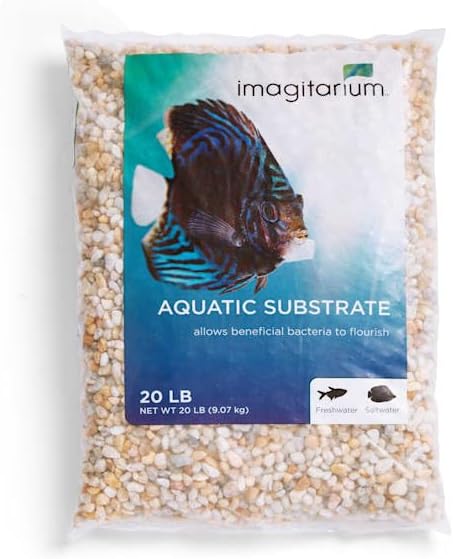 Imagitarium by Petco Aquarium Gravel Substrate Snowy River 20 lbs.