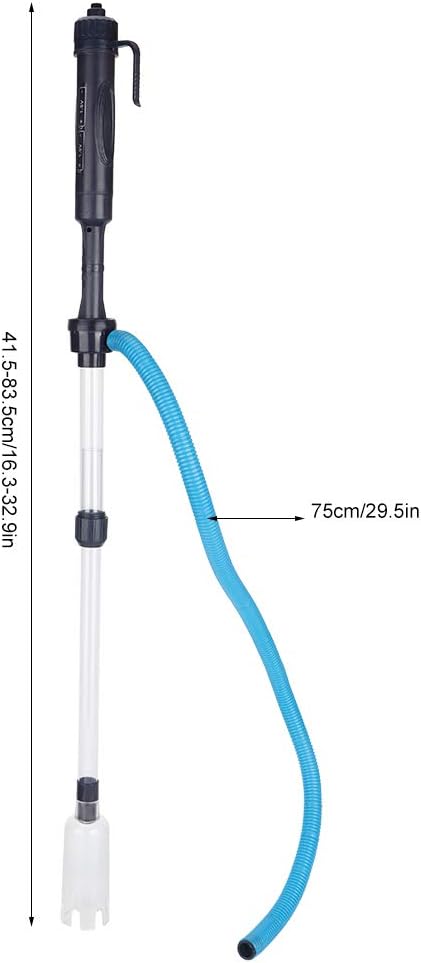 Electric Fish Tank Aquarium Gravel Cleaner Vacuum Sand Washer Cleaning Pump Device Multi Functional Water Changer Filter Suction Fish Waste for Aquarium Maintenance ABS Material