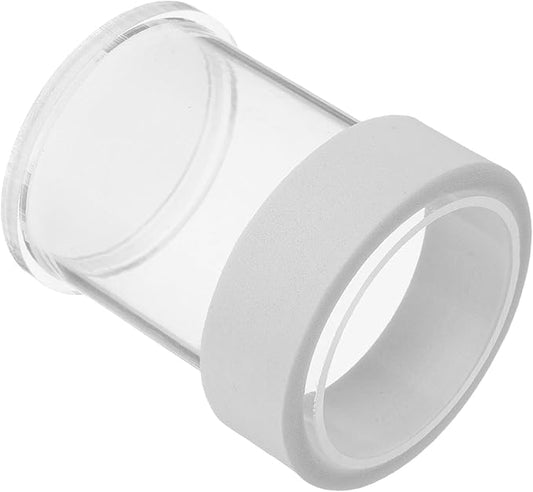 LALAFINA Aquarium Fish Feeder Floating Feeding Ring Automatic Shrimp Feeder for Fish Tank Accessories White Large Size for Betta and Seahorse Feeding