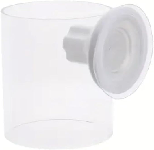 SEDLAV Automatic Aquarium Shrimp Feeder & Coral Feeder - Acrylic Feeder Dish with Suction Cup for Small Fish Tank - Practical & Adjustable, Prevent Floating Food
