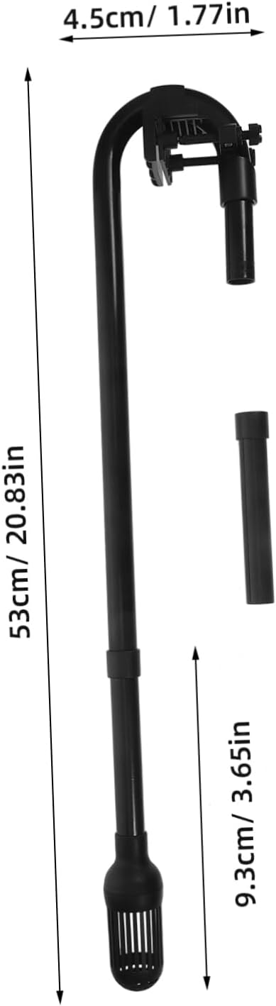 UKCOCO Aquarium External Water Hose Accessory Durable Inflow Tube for Fish Tank Filters Easy Installation Material Sturdy Water Supply Part Compatible with Various Aquariums