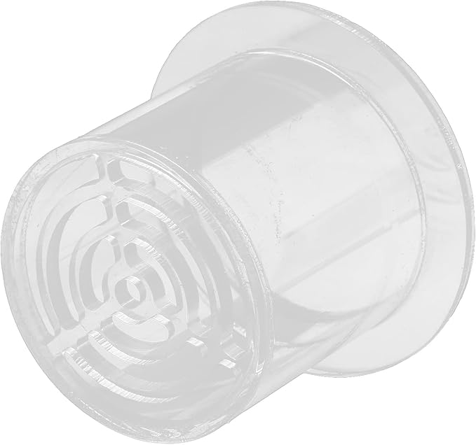 Acrylic Transparent Feeder Cover, Fish Tank Protection Cover, Breeding Protection Cover with Ring Base for Blocking Fish and Sand, Compatible with 20mm 25mm Drain