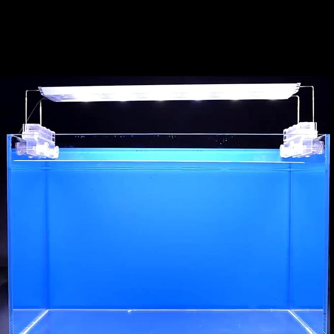 ELEBOX Aquarium Background Blue Black Fish Tank Background Picture 2 Sides Fish Backdrop for Aquarium Wallpaper 20" x 48"