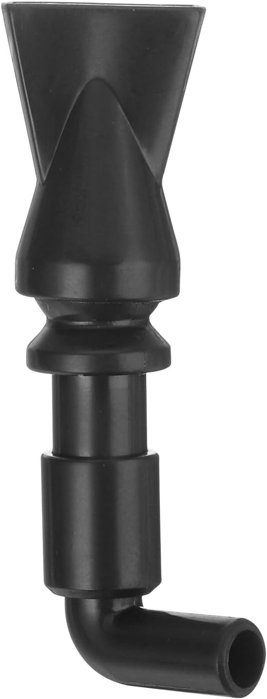 uxcell 1Pcs Aquarium Nozzle, 360°Free Rotate Plastic Aquarium Pump Nozzle, 8mm/0.31" OD Flat Water Outlet Return Pipe Fitting for Aquariums Fish Tanks(Black)