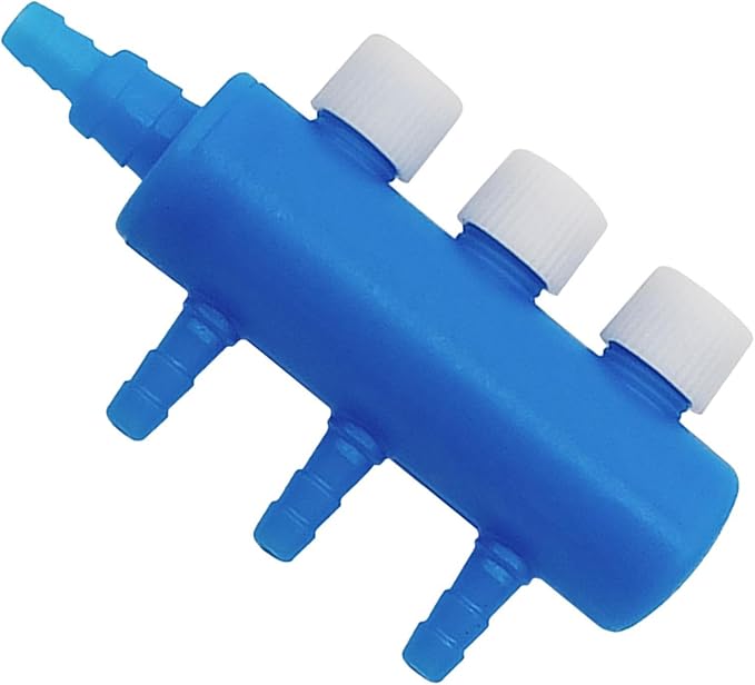 Aquarium Air Tubing Valves – Air Pump Splitter Control, Adjustable Lever Distributor | Airline Tube Connectors Fittings For Fish Tank Bubblers, Aquatic Systems, Airs Flow Management And Oxygen Supply