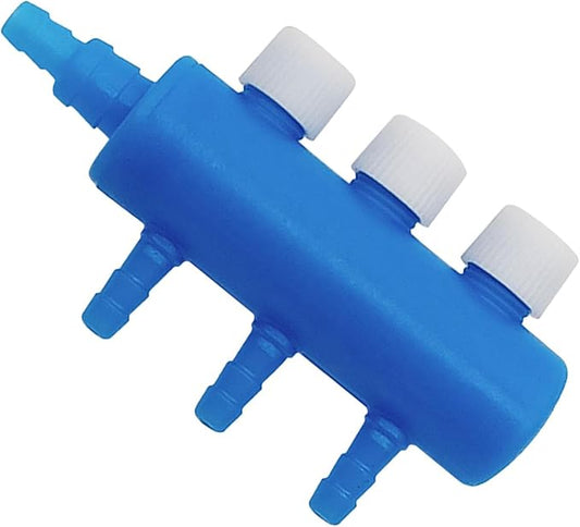 Aquarium Air Tubing Valves – Air Pump Splitter Control, Adjustable Lever Distributor | Airline Tube Connectors Fittings For Fish Tank Bubblers, Aquatic Systems, Airs Flow Management And Oxygen Supply