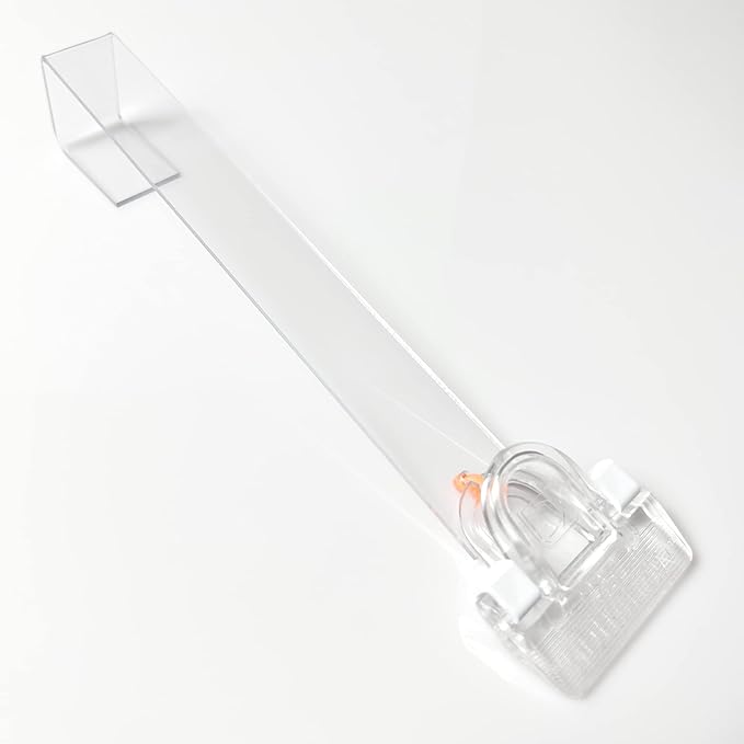Aquacrylic Veggie Seaweed Feeding Clip Tool with Hanger to Feed Your Saltwater Fish Tank Nori and Other Algae includes Aquarium Holder. (Medium 8.5 in)
