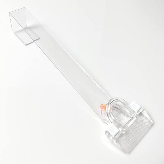 Aquacrylic Veggie Seaweed Feeding Clip Tool with Hanger to Feed Your Saltwater Fish Tank Nori and Other Algae includes Aquarium Holder. (Medium 8.5 in)