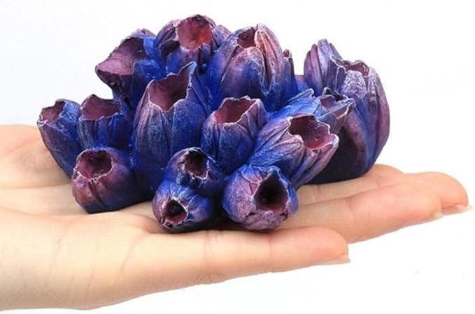 1pc Artificial Coral Realistic Resin Coral Plants Aquarium Decorations Coral Fish Tank Underwater Ornament