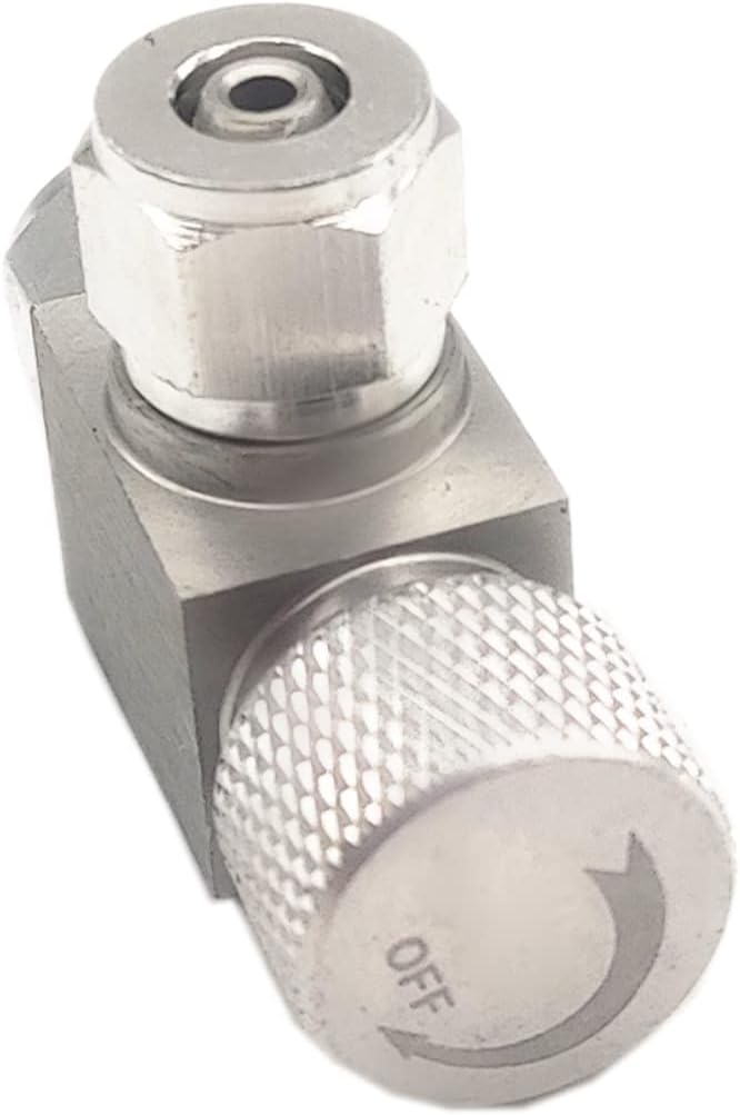 Aluminum Precise CO2 Needle Adjustment Valve Regulator for Aquarium Plants