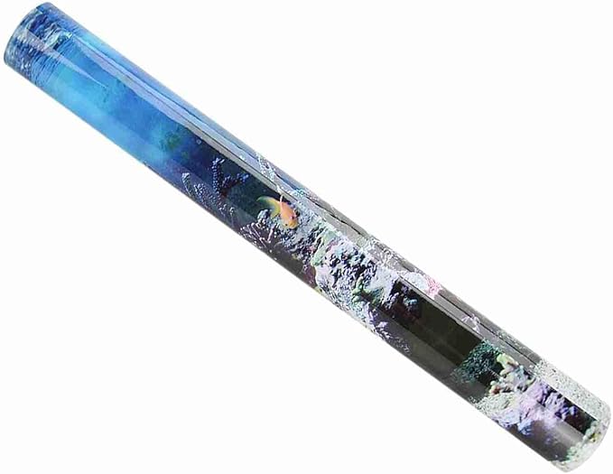 Zerodis Fish Decoration Poster, PVC Adhesive Aquarium Background Picture Corals Backdrop Decorative Paper Corals Aquarium Photography Background Seabed World Backdrop (91x41cm)