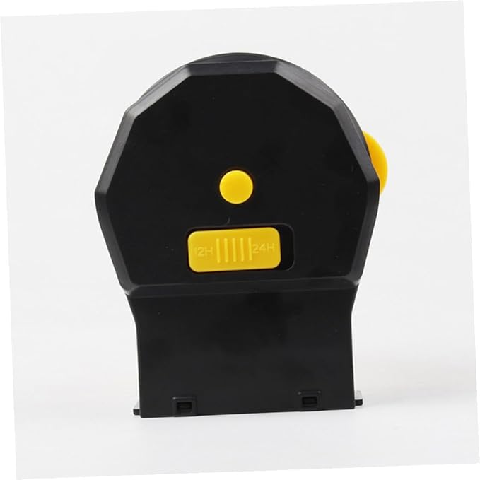 jojofuny Automatic Fish Feeder for Aquarium and Pond Adjustable Timer Fish Food Vacation Feeder Yellow Non-Battery Operated Mechanical Dispenser for Goldfish and Turtle Tanks