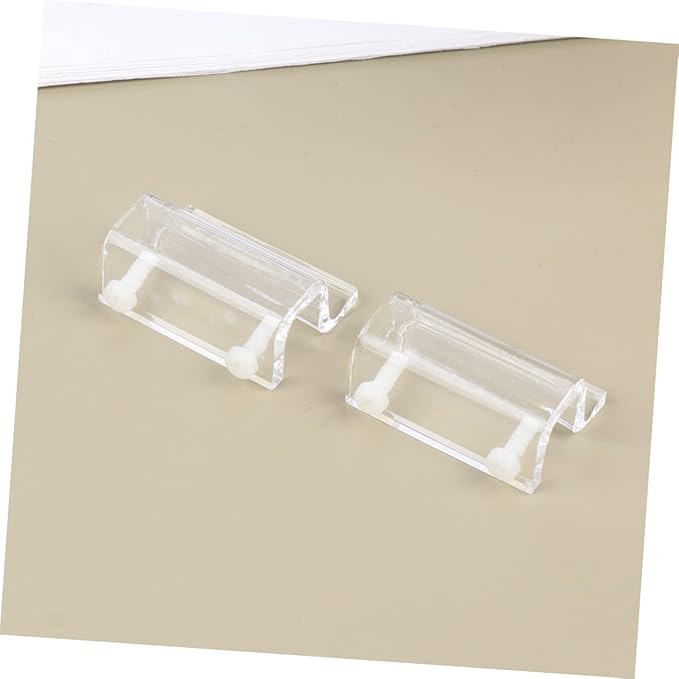 BESPORTBLE 12pcs Acrylic Fish Tank Cover Support Bracket Aquarium Holder for Open Tanks Turtle Pet White