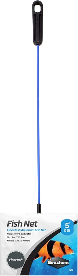 Fish Net 12.5cm / 5" - Long Handle Fine Mesh