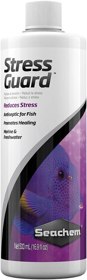 Seachem Prime and StressGuard Aquarium Water Conditioners (2 L + 500 ml)