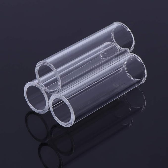 Aquarium Shrimp Shelter Tube Cave Clear Acrylic Habitat Breeding House Fish for Tank Decor 3 or 6 Tubes Betta Hideo Aquarium Heater Light Thermometers Gravel Sand Decorations