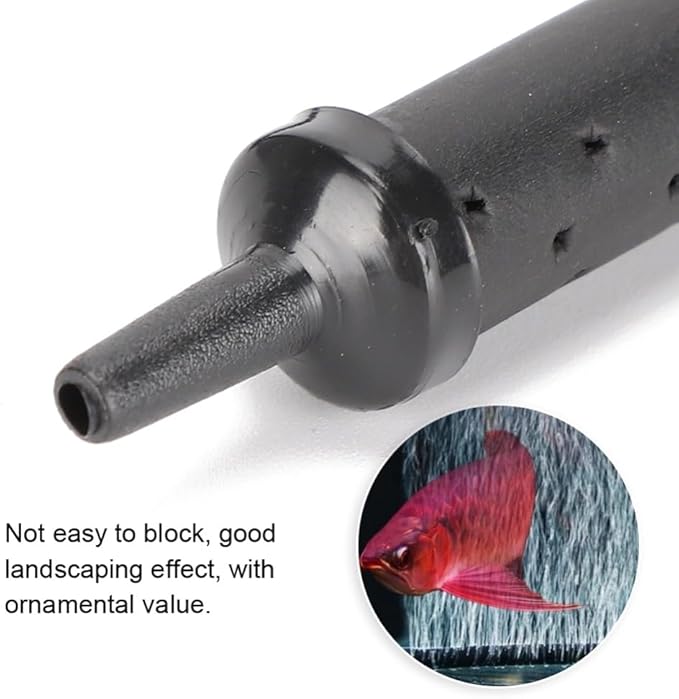 2Pcs 11.81 Inch Aquarium Air Stone Bubble Bars Flexible Design with Leak-Proof Connection PE Oxygen Diffuser for Fish Tank Aeration
